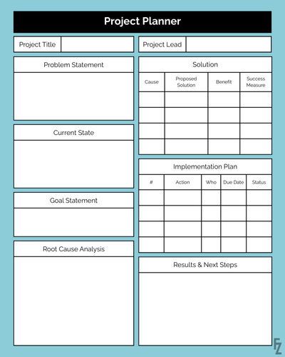 Project Planner Template